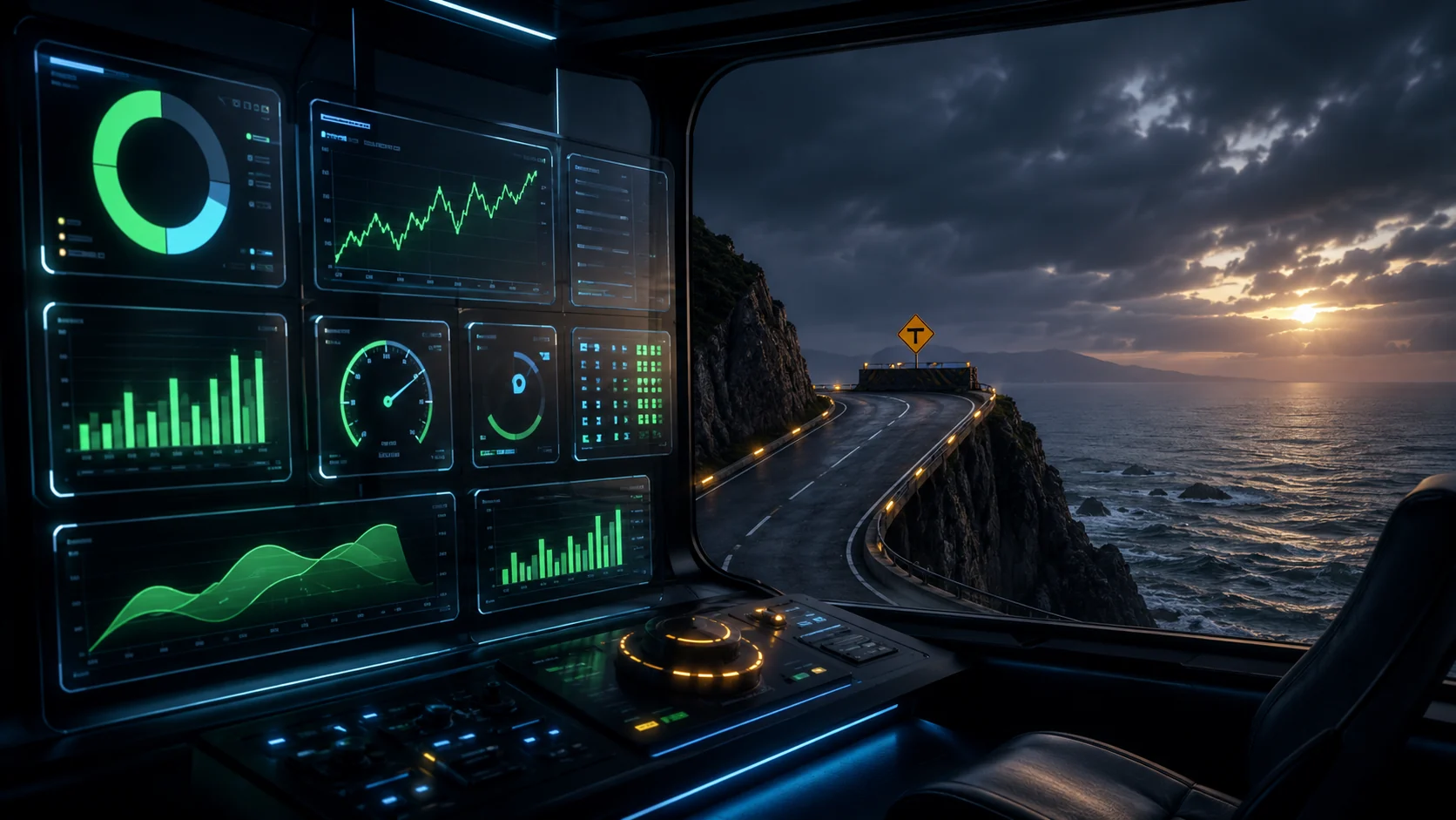 Every advertising KPI green while the road ahead runs off a cliff
